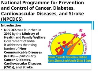 Non Communicable Diseases And National Health Programs Unit 10 B Sc 