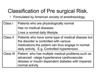 Surgery Risk Classes Diagnosis and treatment planning in implant dentistry | PPT