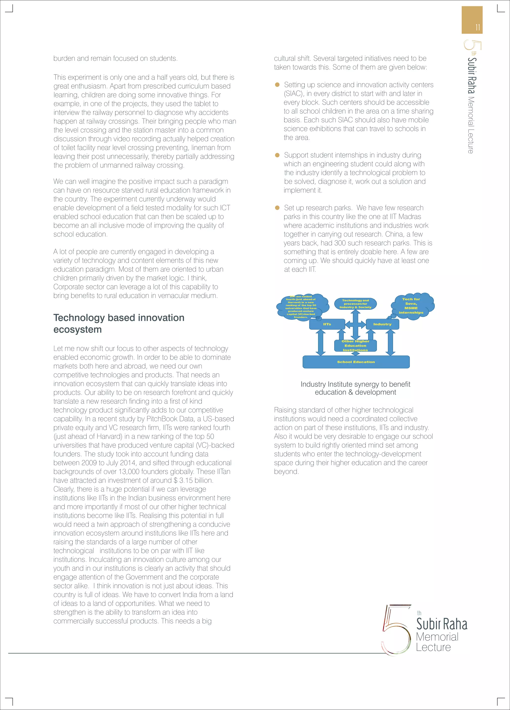 5th Subir Raha Memorial Lecture