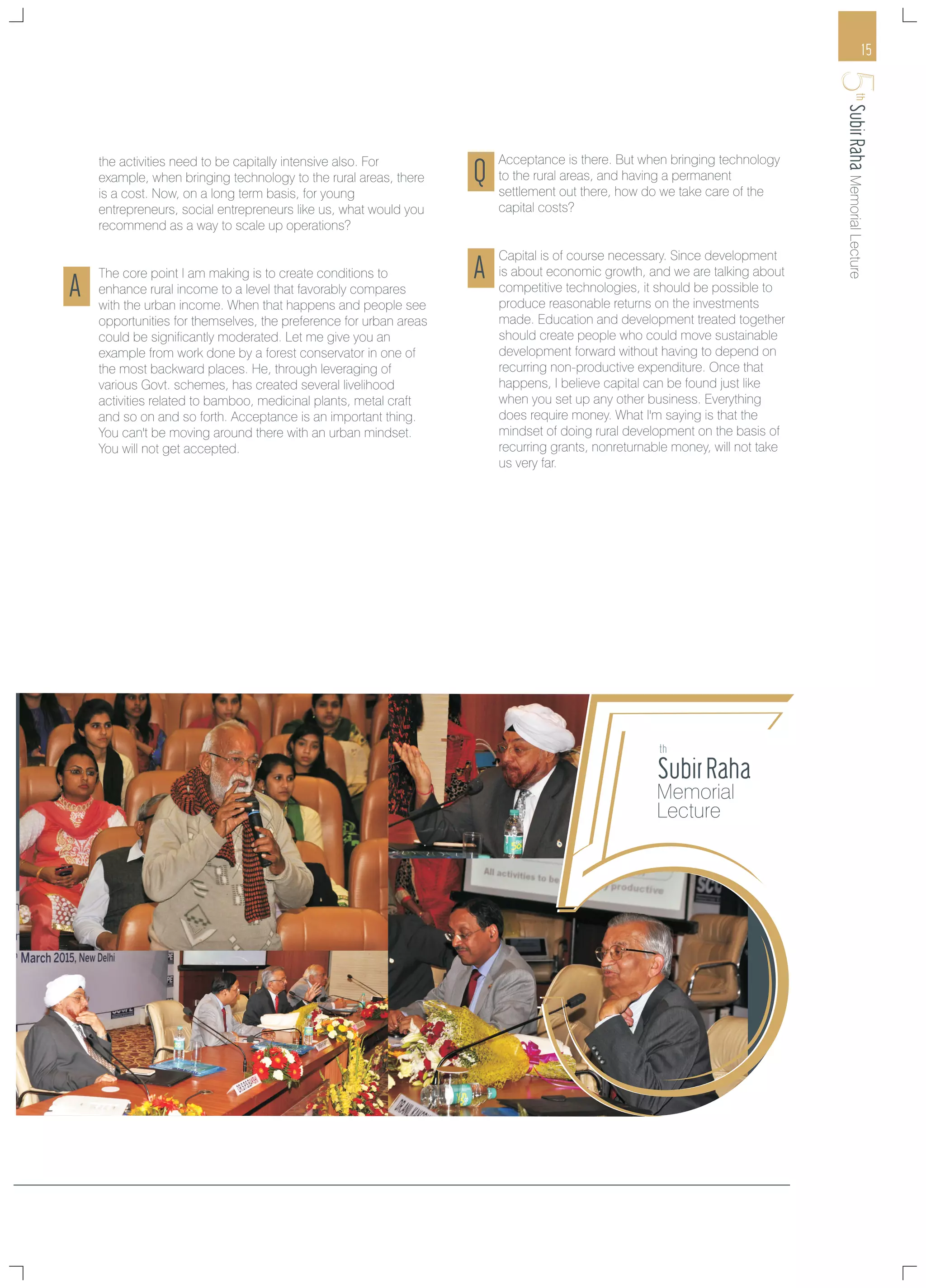 5th Subir Raha Memorial Lecture