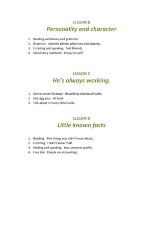 level 5th - 5th unit | DOCX