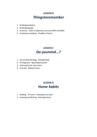 level 4th 5th unit | DOCX