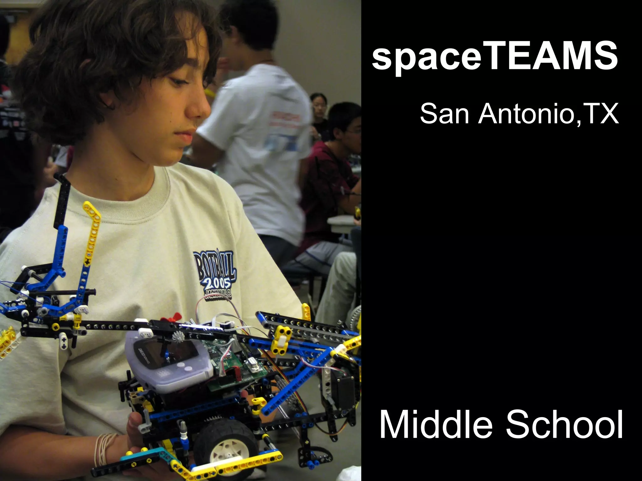 spaceTEAMS
San Antonio,TX
Middle School
 