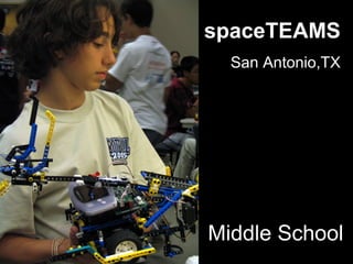spaceTEAMS
San Antonio,TX
Middle School
 