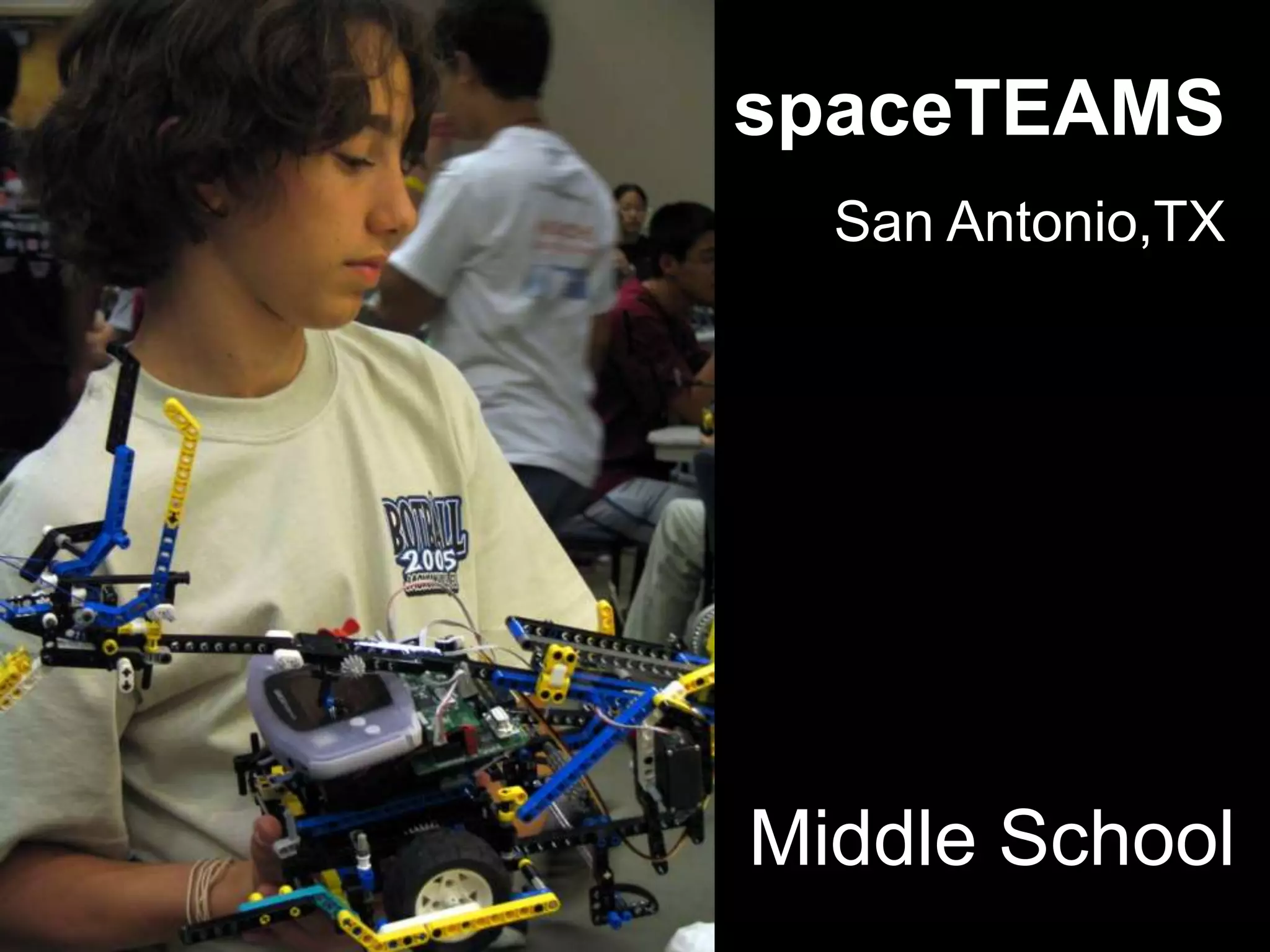 spaceTEAMS
San Antonio,TX
Middle School
 