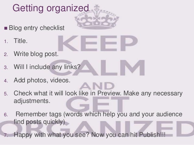 5 Tips to improve your blog entries.