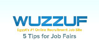 5 tips for success in job fairs