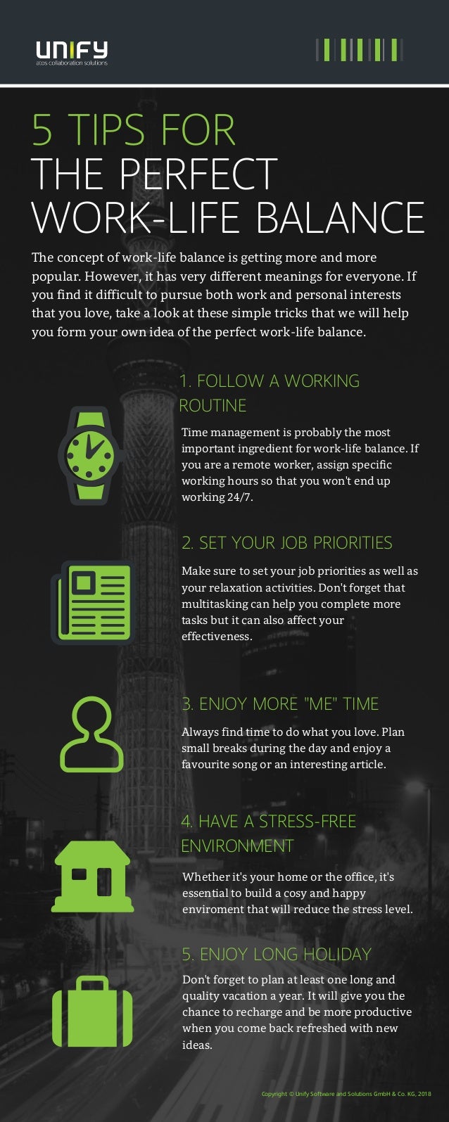 5 tips for the perfect work-life balance