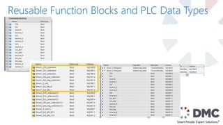 Reusable Function Blocks and PLC Data Types
 