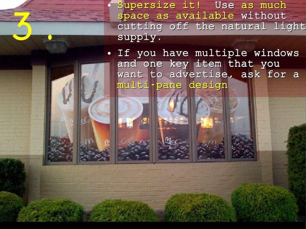 Five Tips For Window Signage Placement