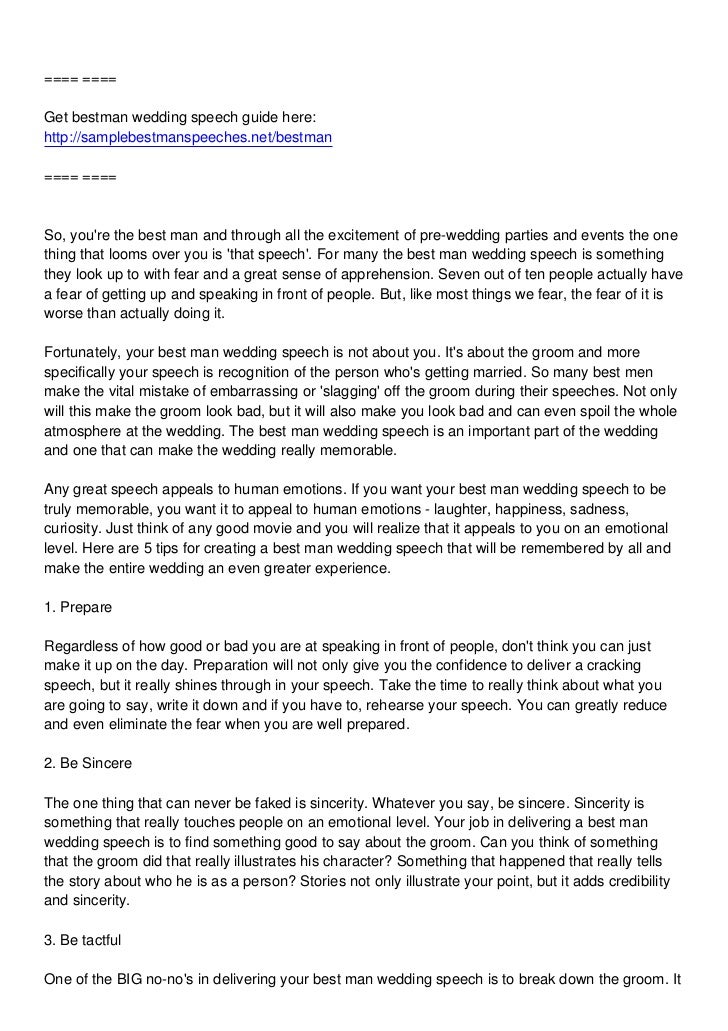 Best man speech tips Best man speech tips picture
