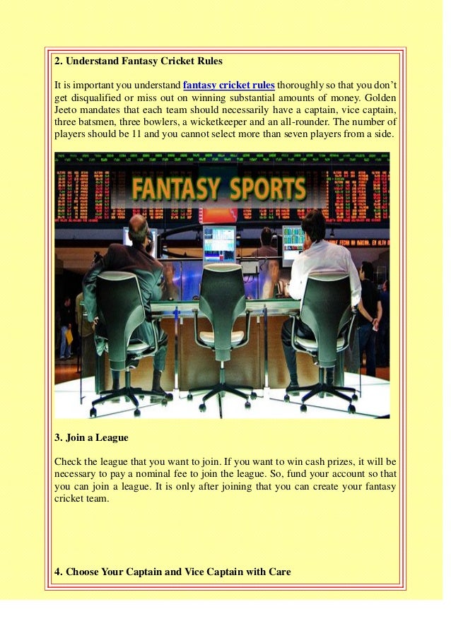 5 Tips On How To Earn Money Through Online Fantasy Cricket Game