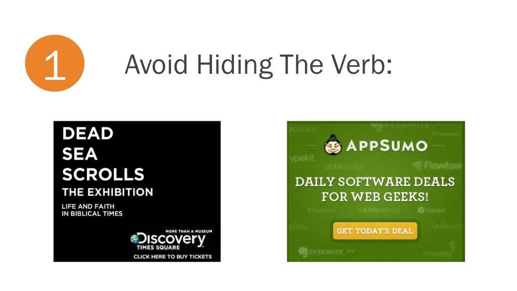 1 Avoid Hiding The Verb