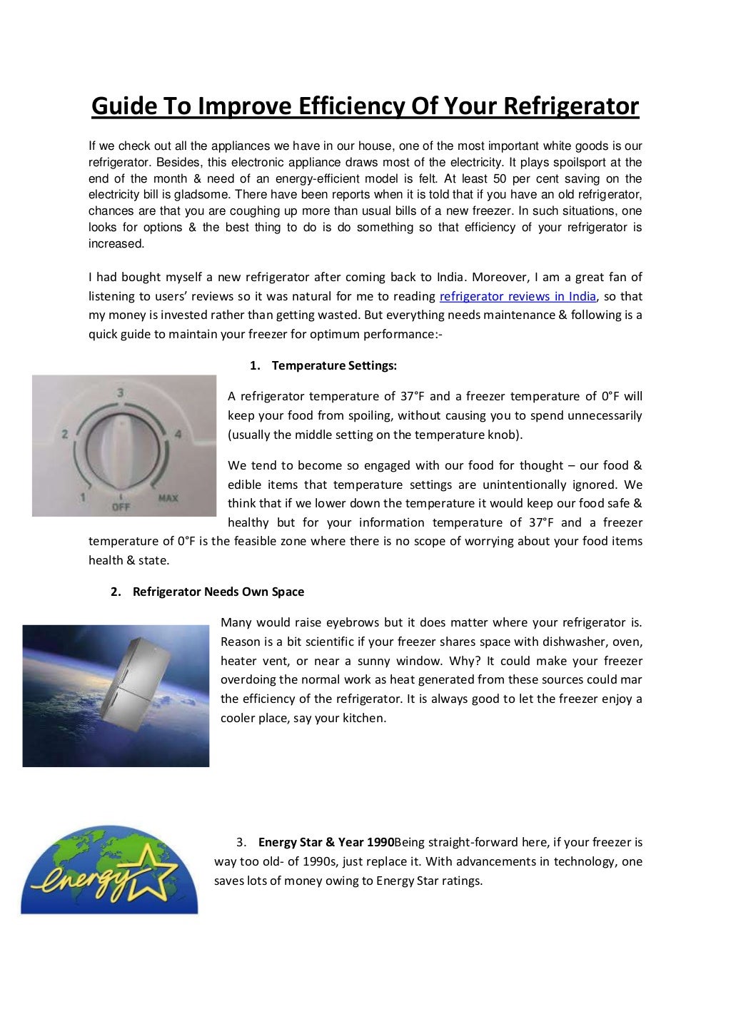 5 Tips To Improve Efficiency Of Refrigerator