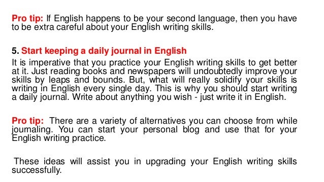 how to improve english essay writing skills