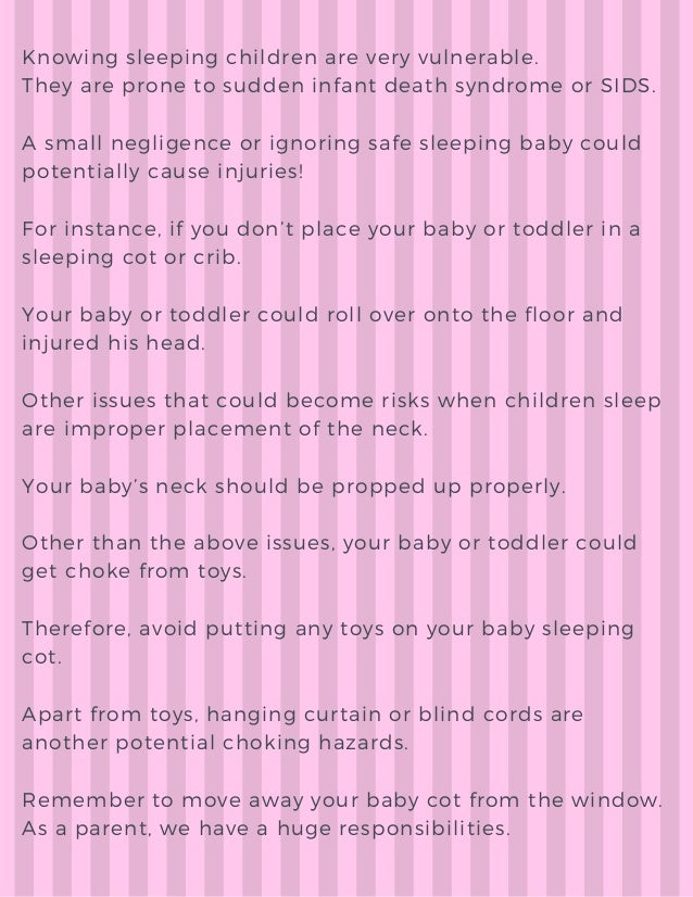 5 Tips To Keep Your Baby Safe While Sleeping