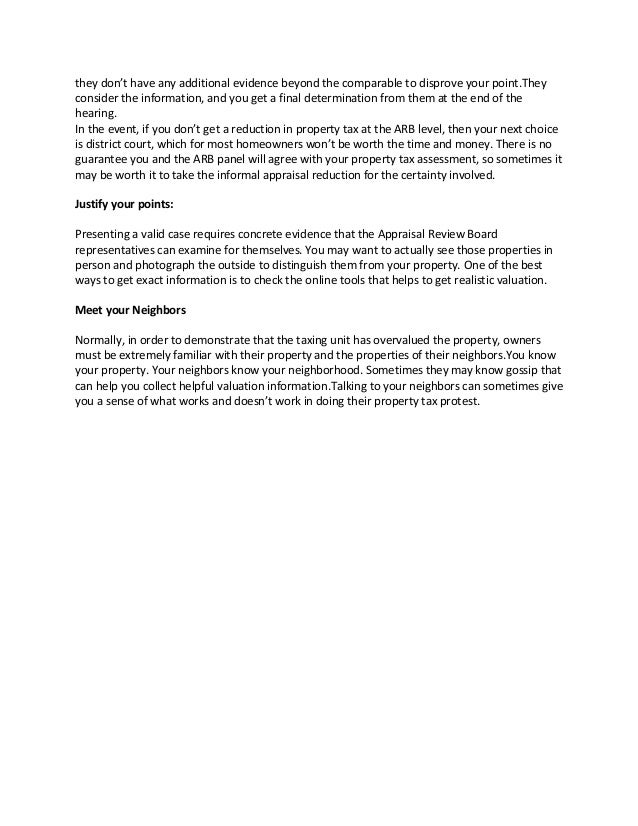 5 tips to protest property tax in Harris county appraisal district