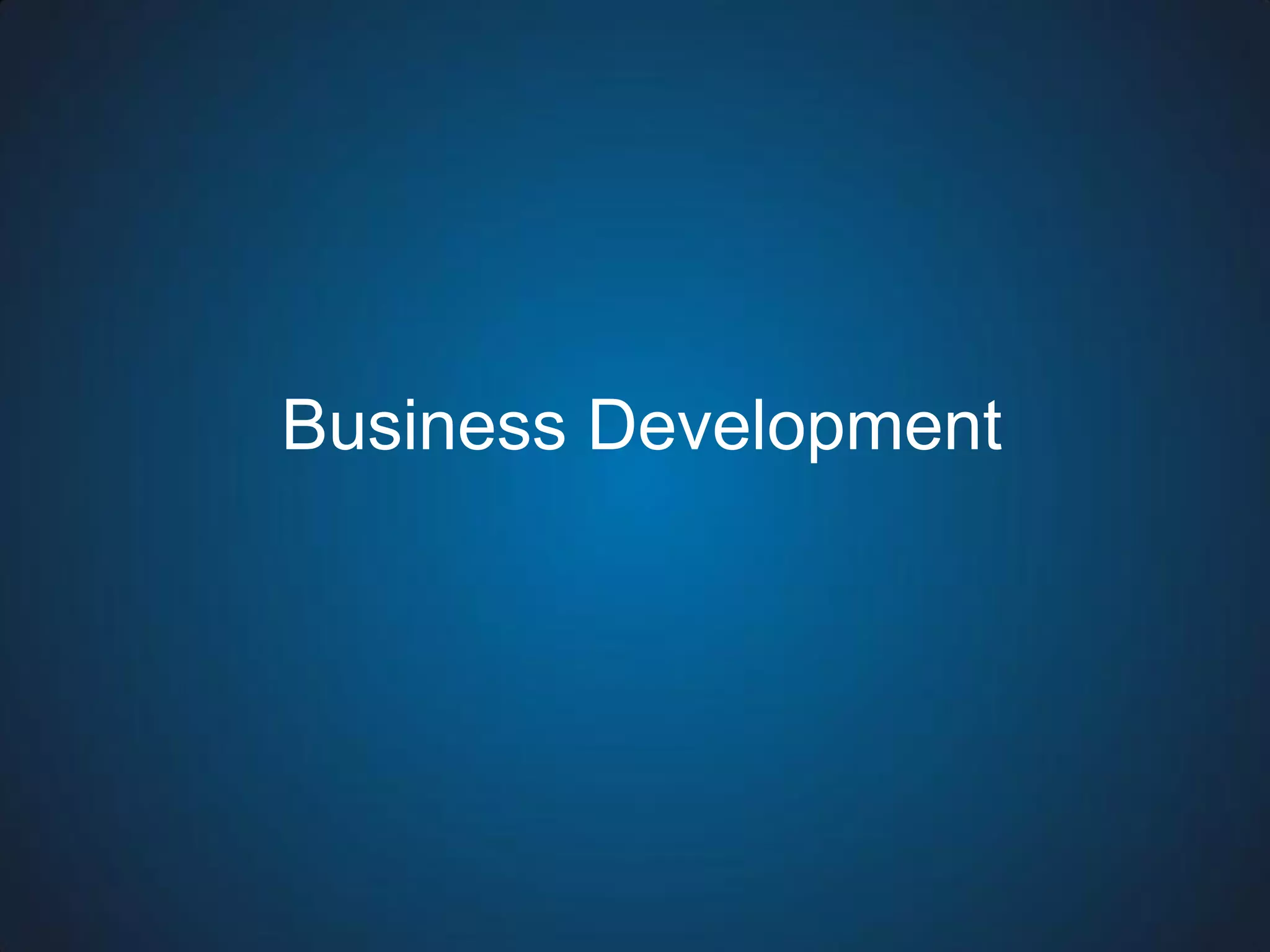 Business Development  