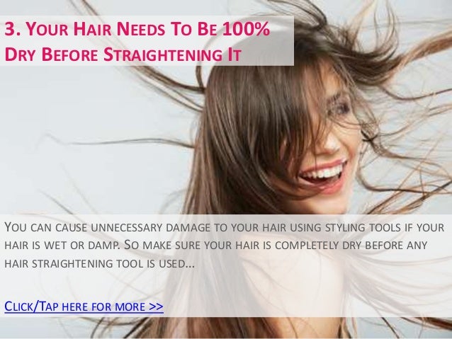 5 Tips To Straightening Your Hair At Home Without Damaging It