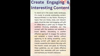 5 Tips to Successful Social Media Marketing | PDF
