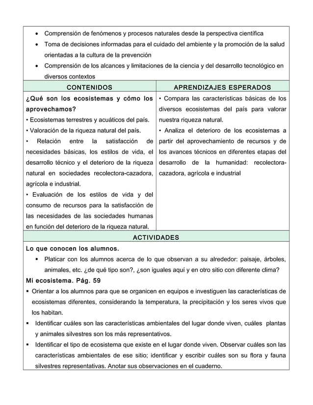 5to grado bloque 2 ciencias naturales