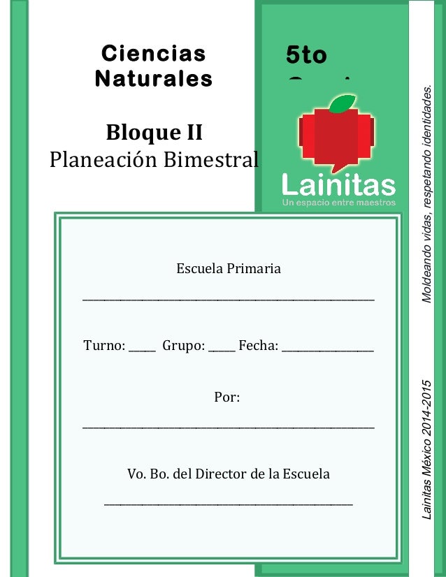 5to grado bloque 2 ciencias naturales