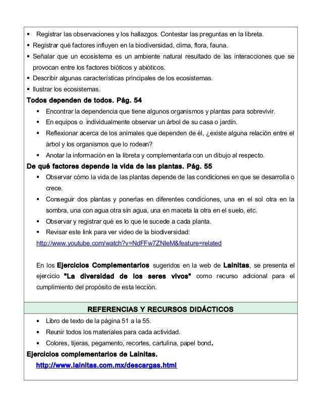 5to grado bloque 2 ciencias naturales