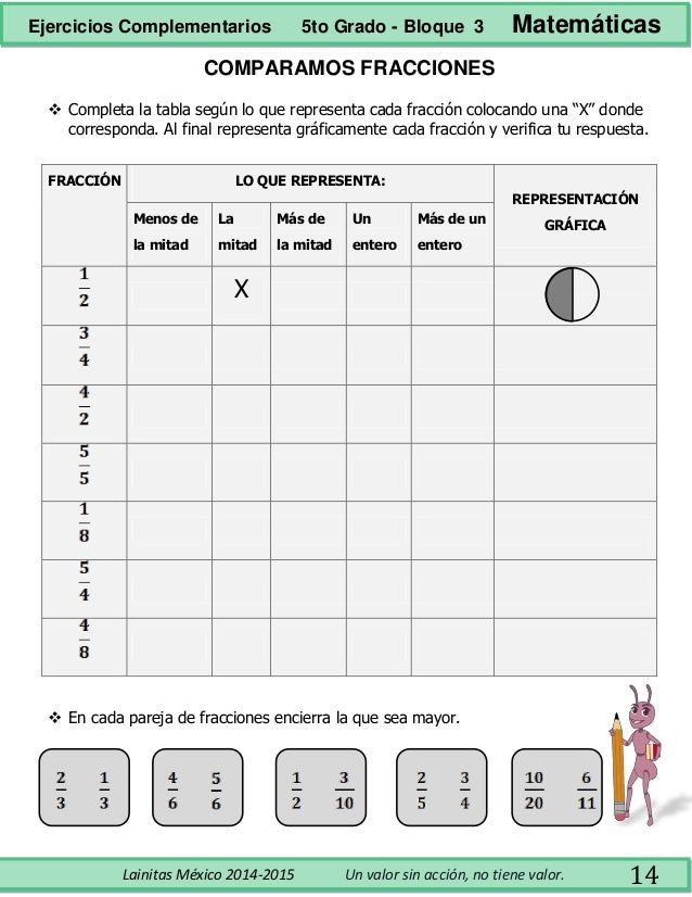 5to Grado Bloque 4 Ejercicios Complementarios 141