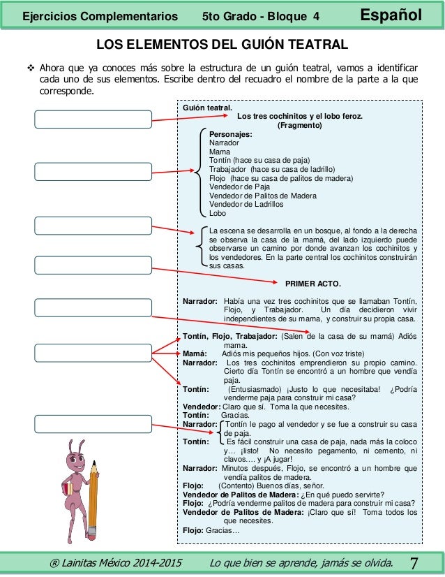 Lainitas Mexico 2014 Y 2015 Contestado 5to grado bloque 4 - ejercicios complementarios