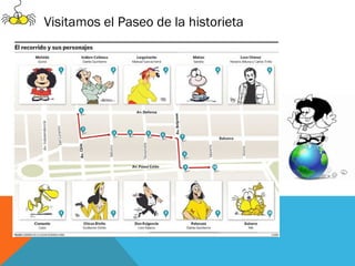 Visitamos el Paseo de la historieta 
 