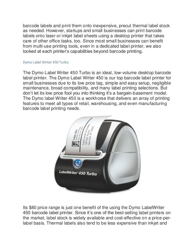 inexpensive label printer