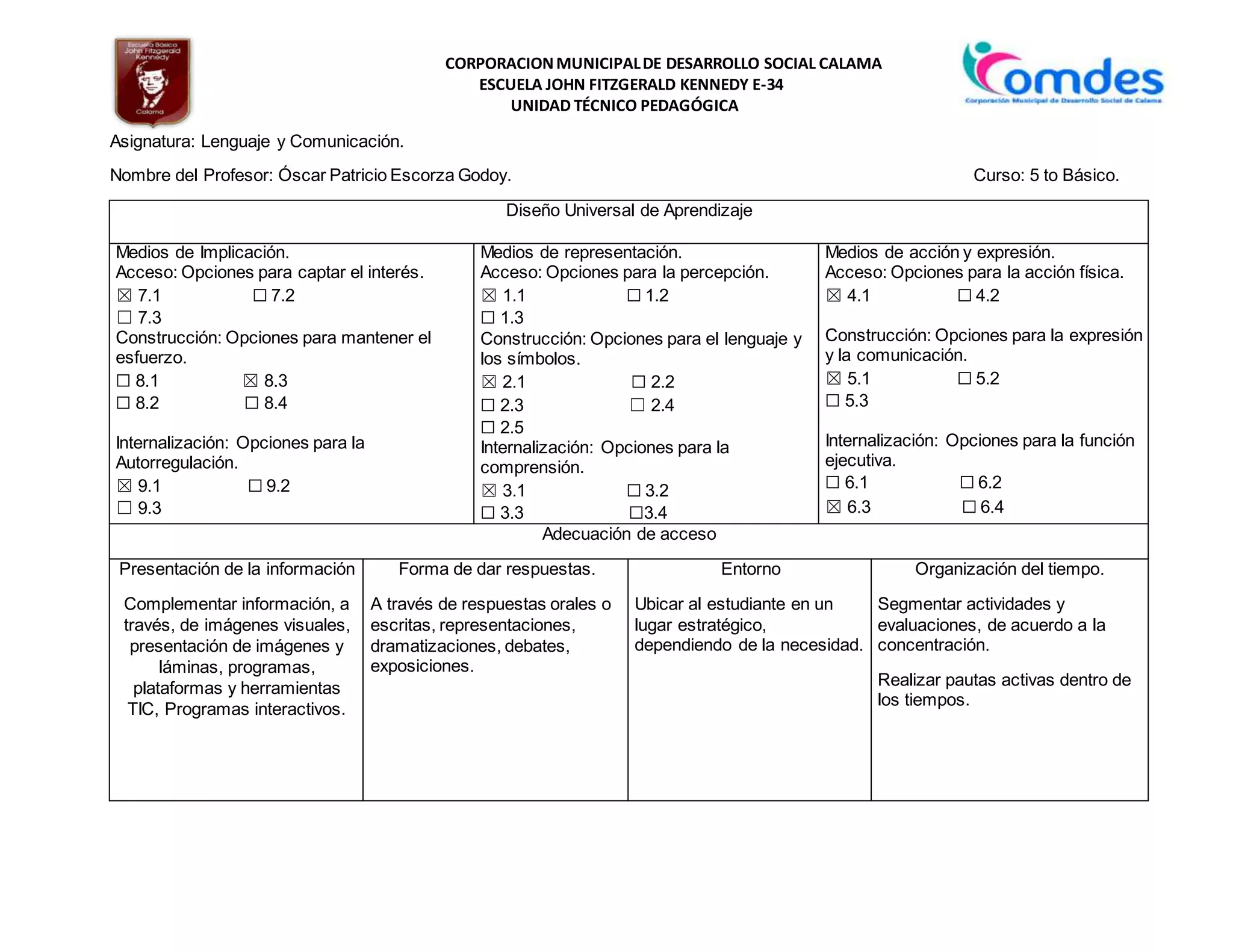 5to Planificacion Divercificada. U.T.P 2022.docx