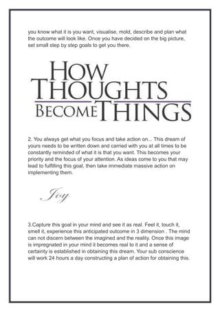 5 top secret tips for success in life (1) | PDF