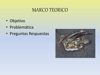 MARCO TEORICO
• Objetivo
• Problemática
• Preguntas Respuestas
 
