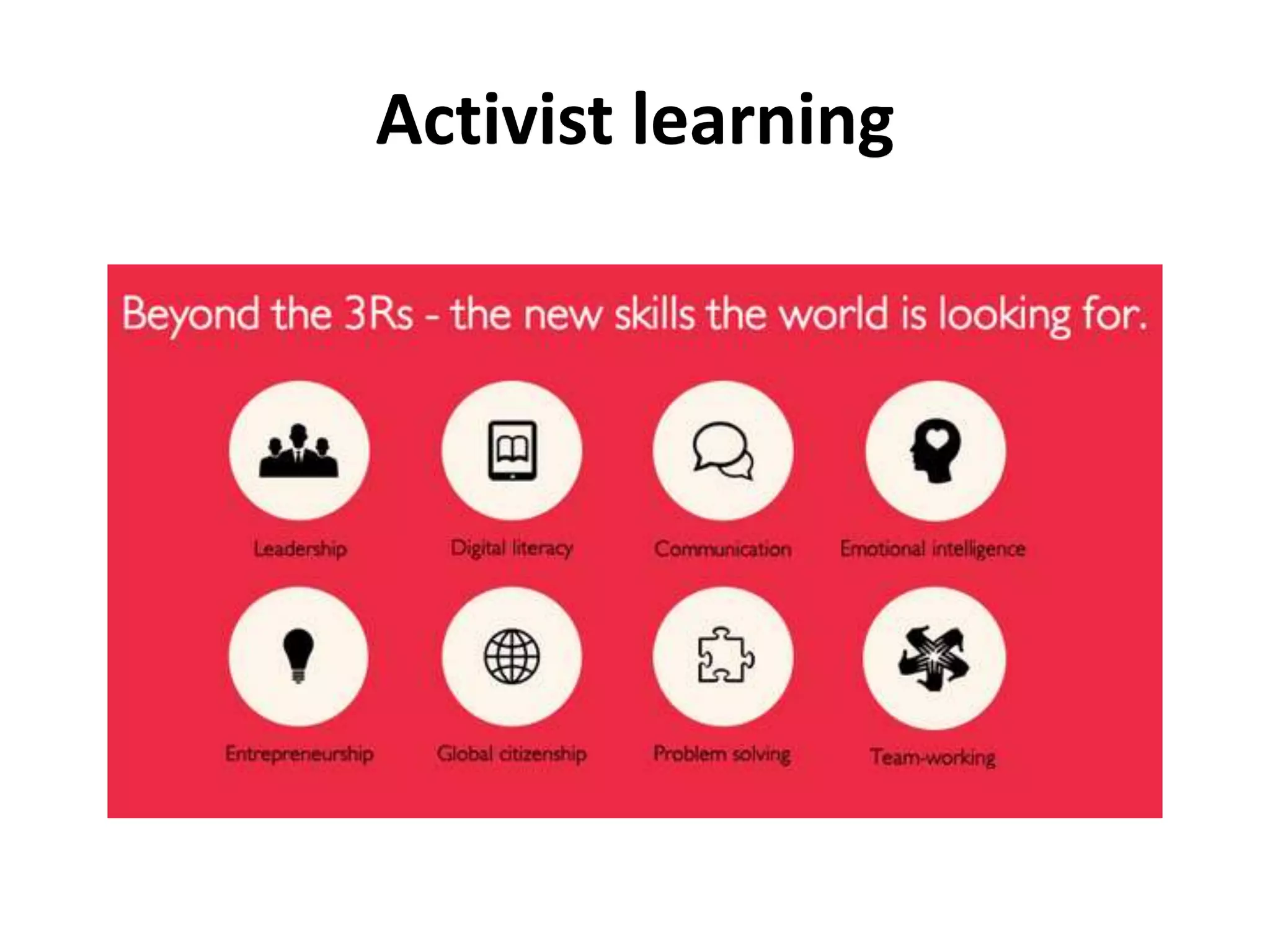 Activist learning