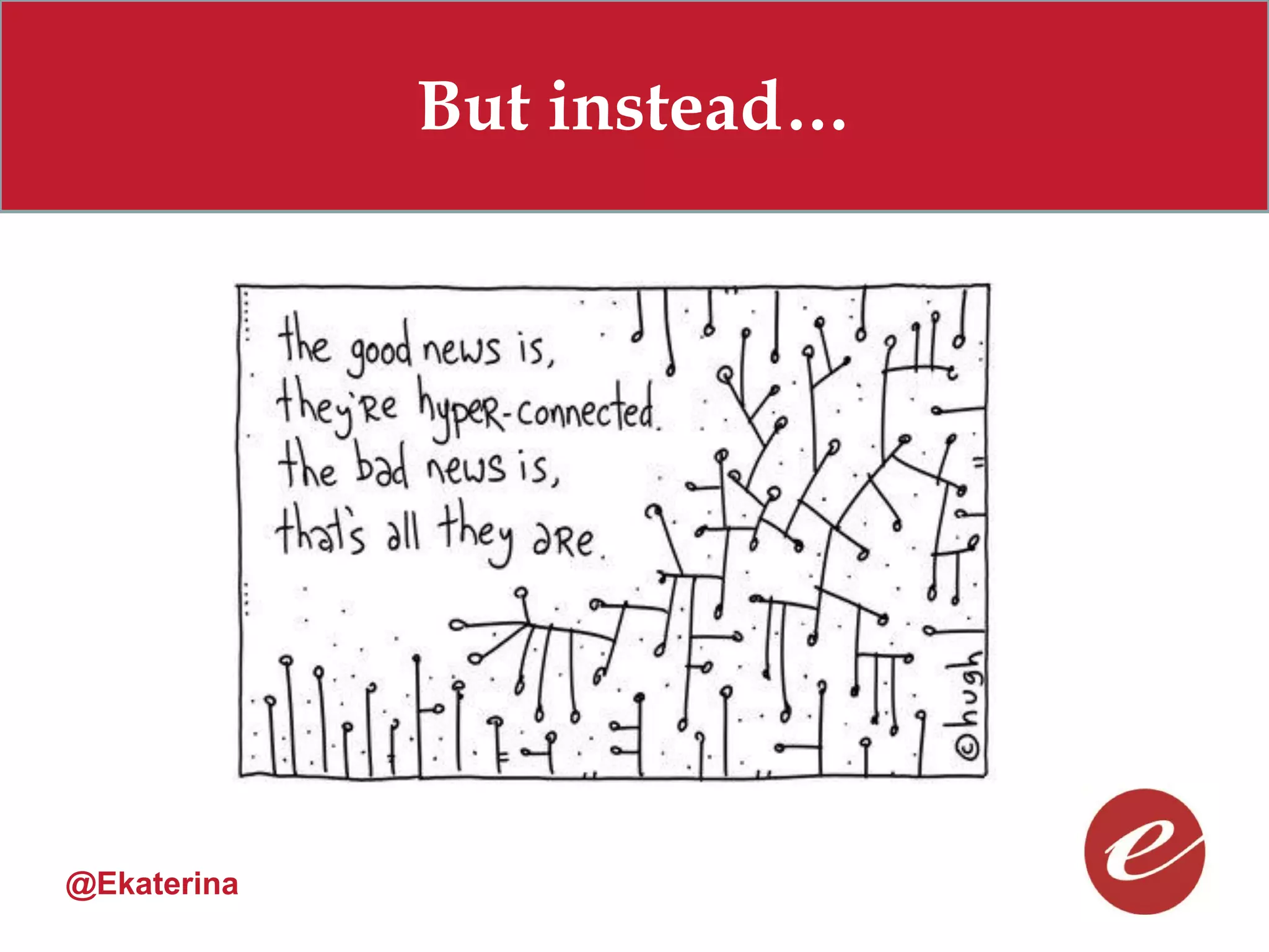 But instead…




@Ekaterina
 