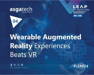 5 Trends to Watch for Augmented Reality in 2024 | PDF