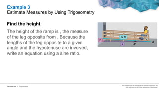 5_Trigonometry.pptx sin cos tan trig ratio | PPTX