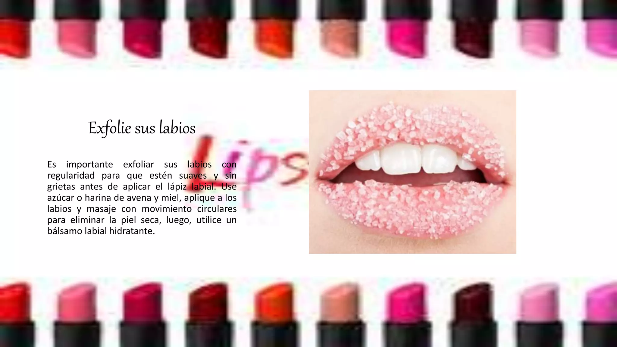 Trucos para usar el lápiz labial | PPT