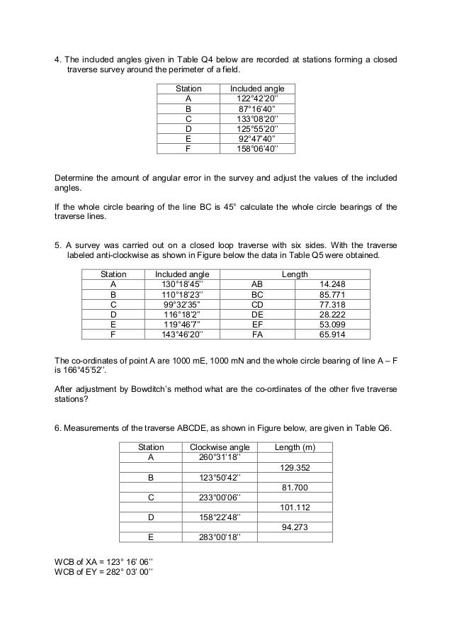 s2 5 tutorial traversing compass rule and transit rule