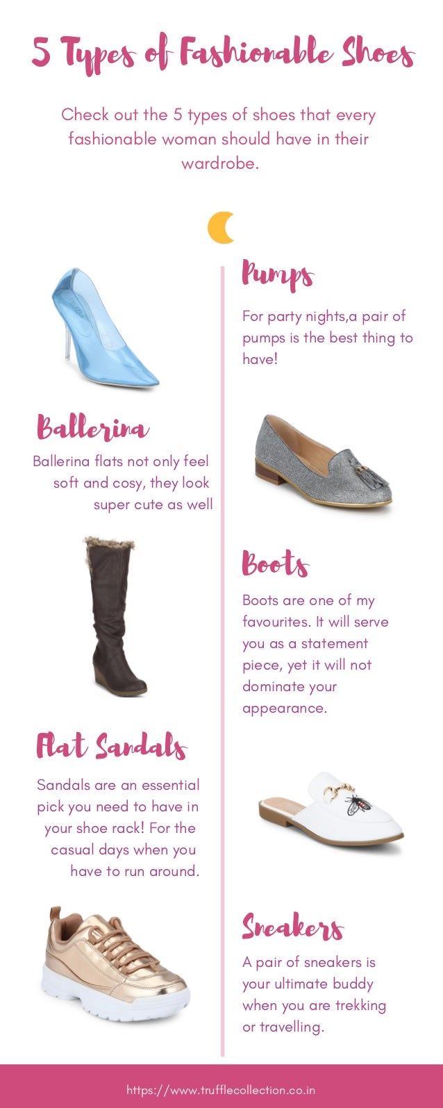 types of ballerina shoes