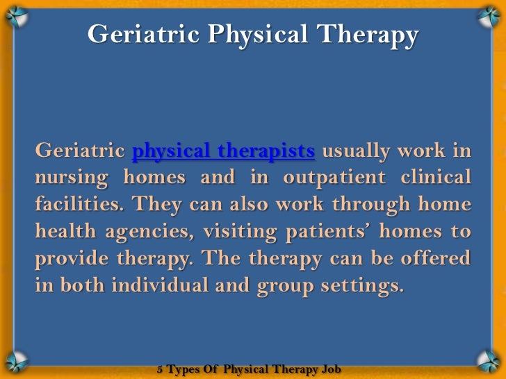 different types of therapy careers