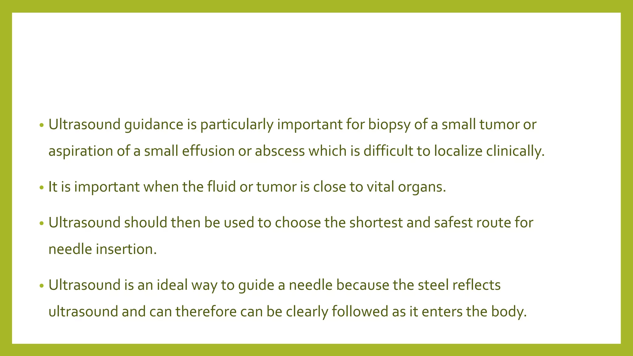 5 ultrasound guided needle biopsy | PPTX