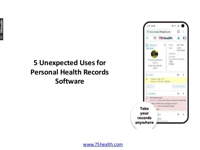 5 unexpected uses for personal health records software 2 5 unexpected uses for personal health records software 1 638