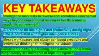 High Level Intellect 5 Unusual Habits That Indicate a High Level Intelligence.pptx