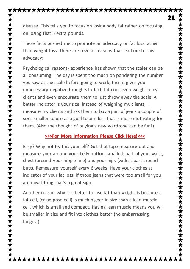 measure body for weight loss