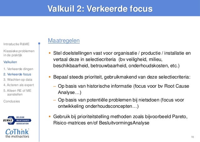 5 valkuilen voor reliability & maintenance engineering