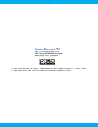 13
This work is licensed under the Creative Commons Attribution-NonCommercial-NoDerivs 2.0 Generic License.
To view a copy of this license, visit http://creativecommons.org/licenses/by-nc-nd/2.0/
Massimo Marrazzo - 2017
http://www.biodomotica.com/
http://prospettivazerosei.blogspot.it
https://logicalcells.blogspot.it
 