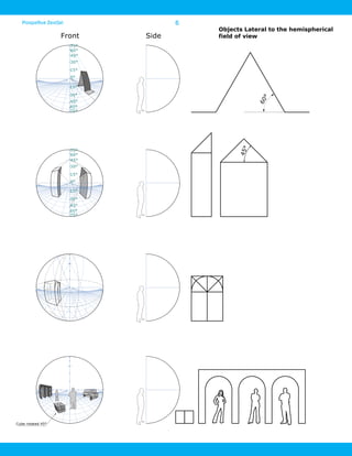 6Prospettiva ZeroSei
Cube rotated 45°
60°
Objects Lateral to the hemispherical
field of viewFront Side
0°
15°
30°
45°
60°
75°
0°
15°
30°
45°
60°
75°
45°
15°
30°
45°
60°
75°
15°
30°
45°
60°
75°
 