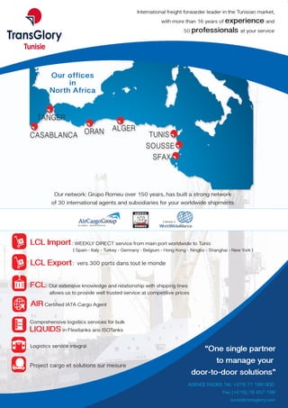17
Les corridors Transport et Logistique en Afrique: Une perspective Tunisienne
 